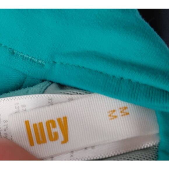 Lucy Racerback Tank Shelf Bra Medium Gym Yoga - Picture 3 of 4